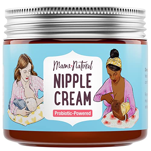 Mama Natural Nipple Cream for Breastfeeding (2 oz) | 100% ...