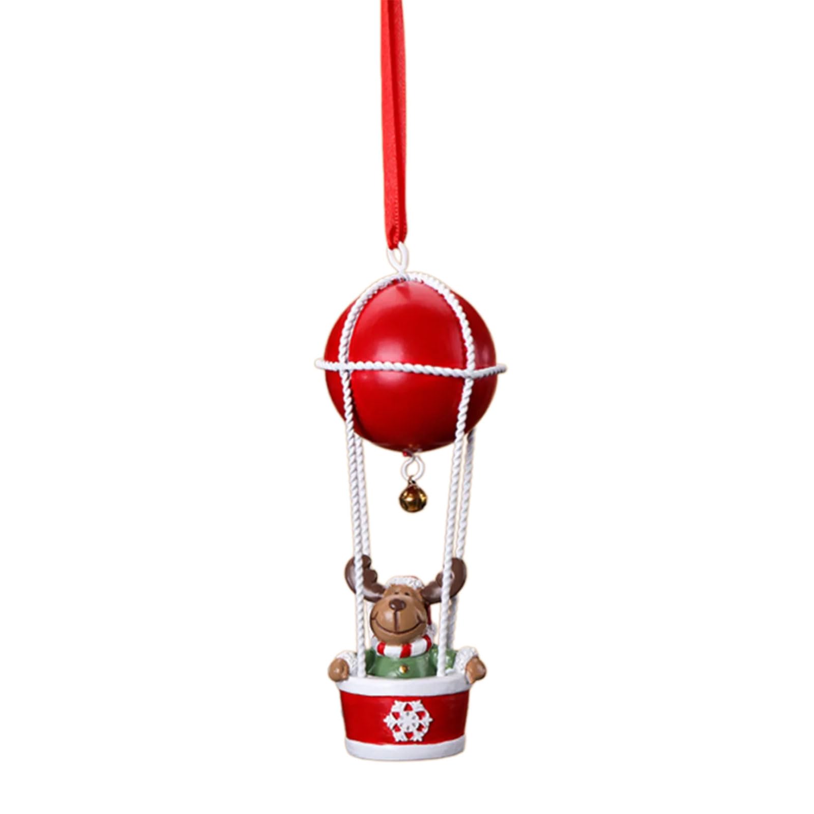 carotoe Resin Christmas Tree Ornament Shatterproof Design Holiday Decoration Santa Resin for Holiday Party