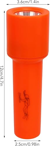 Miniatura 5 de VBESTLIFE Luz de buceo, LED subacuática lámpara de antorcha portátil linterna de buceo ABS luz fuerte manos linternas para la pesca nocturna al aire