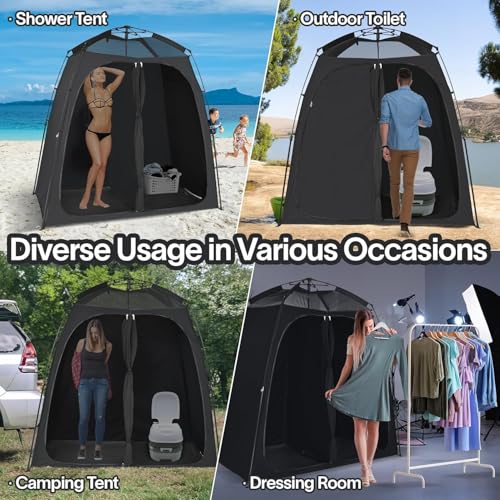 EighteenTek 2-Room Pop Up Hub Tent