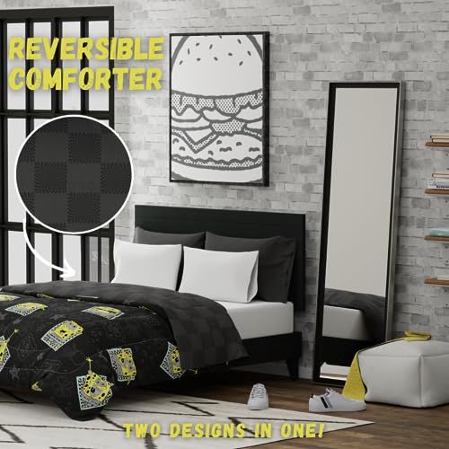Image of Collectibles Spongebob Squarepants Bedding Super Soft Cozy Microfiber Reversible Comforter, Queen, (Officially Licensed Product) by Franco