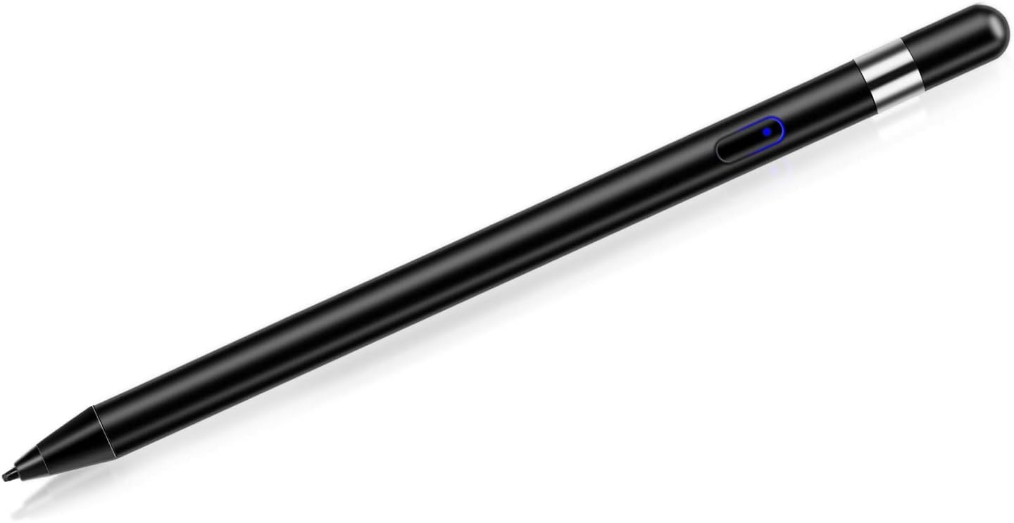 KIMZY Active Stylus Pen, PremiumPen Fine Tip Stylus Pencil Compatible with Apple iPad, iPhone, Android Touch Screen Cellphones and Tablets