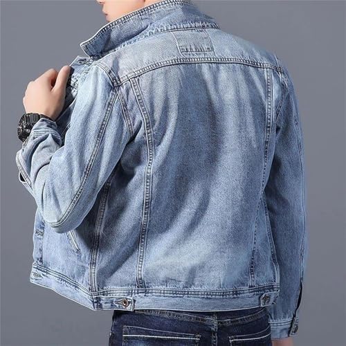 DGHM-JLMY Chaqueta de mezclilla vintage para hombre miniatura 7