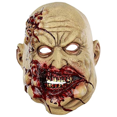 Genérico Máscara Facial Para Role-Play, De Carnicero Aterradora De Látex Para Role-Play, Disfraz Ligero para Cosplay para Fiestas, Escape Room Sala Escape
