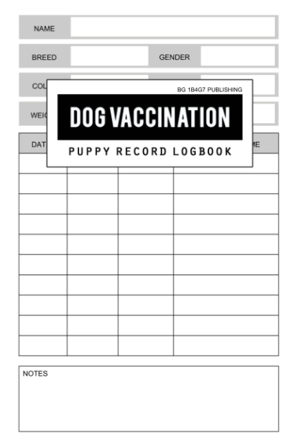 Dog Vaccination Record Log Book: Puppy Vaccinations Schedule or Dog Immunization Log (Pet Health Records) Puppies Medical Health Book & Dog Immunization Record Book: Publishing, BG 1B4G7: Amazon.com: Books dog-vaccination-record-log-book-puppy-vaccinations-schedule-or-dog-immunization-log-pet-health-records-puppies-medical-health-book-dog-immunization-record-book-publishing-bg-1b4g7-amazon-com-books