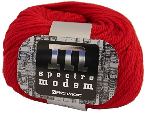 リッチモア スペクトルモデム 毛糸 極太 Col.32 レッド 系 40g 約80m 2098