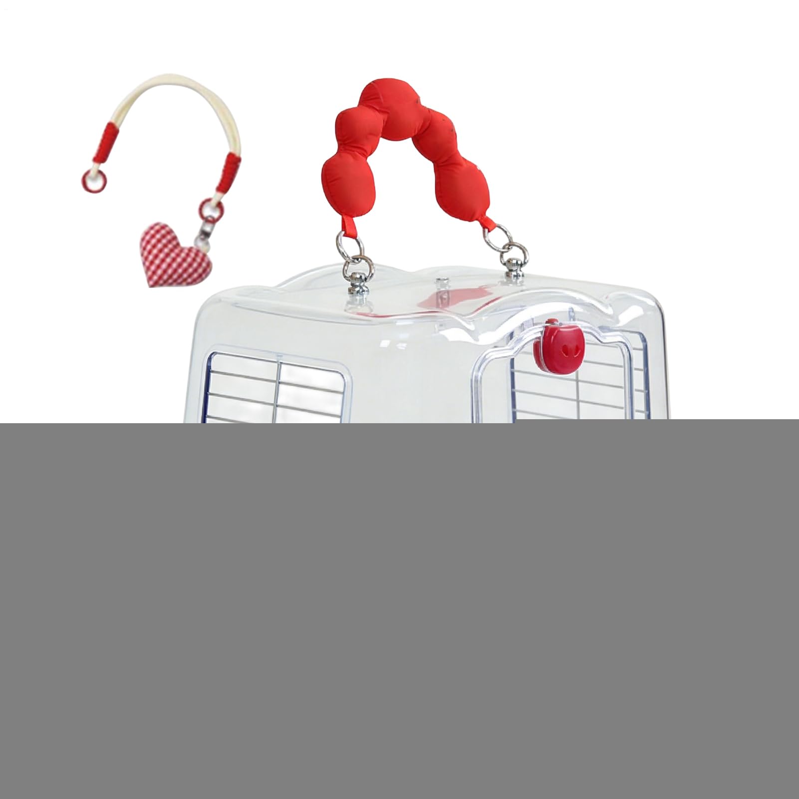 Jaula de Viaje para Aves Transportín Ligero para Loros | Bolsa Para Transportar Aves Con Soporte Para Cacatúas Ninfa y Periquitos en Aventuras al Aire Libre, Paseos y Salidas