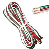 Verlängerungskabel 10 Meter,22 AWG 3-Pin LED Strip Extension Led Cable,DC 12v-24V LED Streifen Verlängerungskabel für RGB,SMD 3528 2835 5050 5630 Farbwechsel LED-Bandseil Klingeldraht