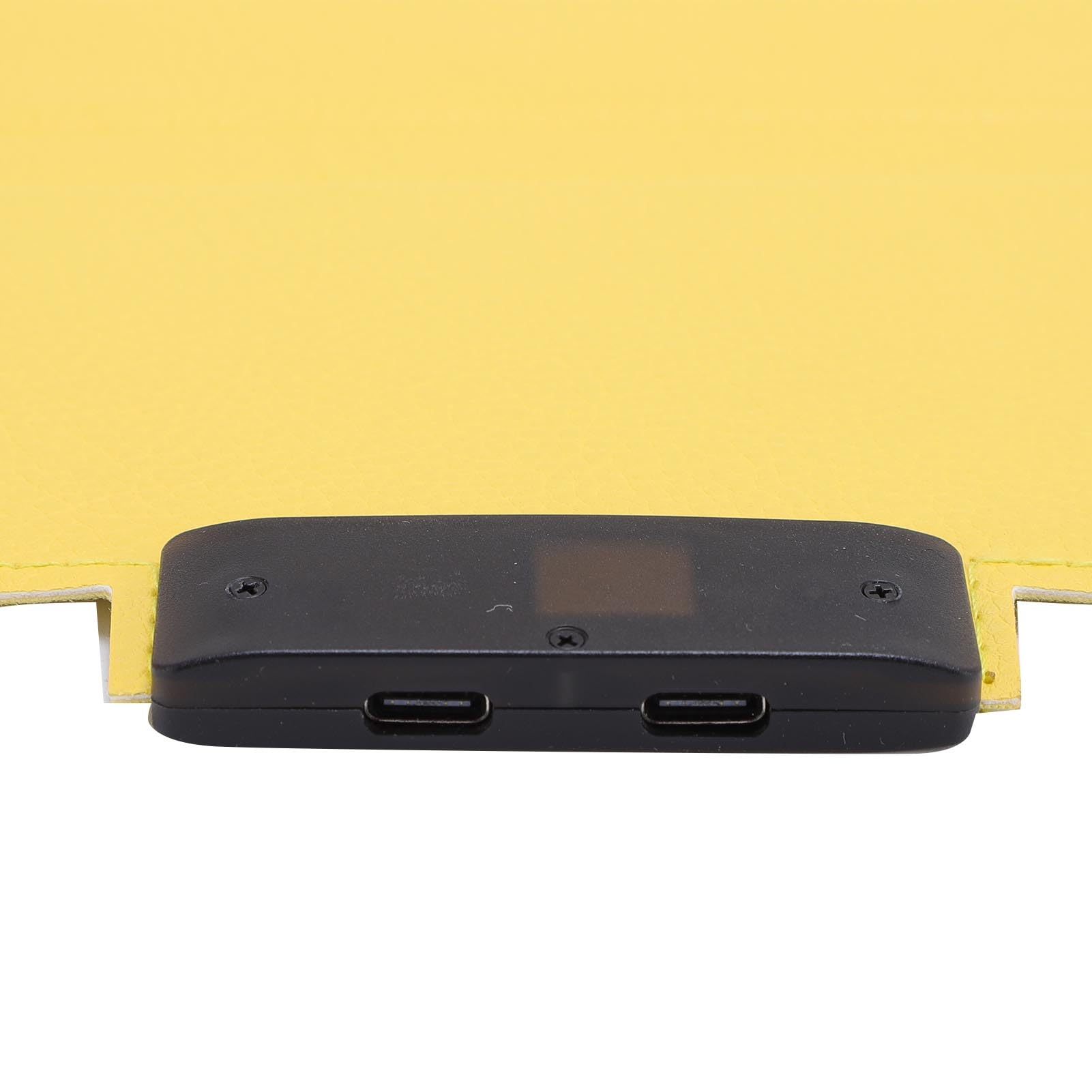 Banco de Energía Solar Cargador Portátil con Panel Solar Monocristalino Plegable de 3 Partes 30W Carga Rápida Puerto Dual Tipo C para Teléfono Tableta Camping