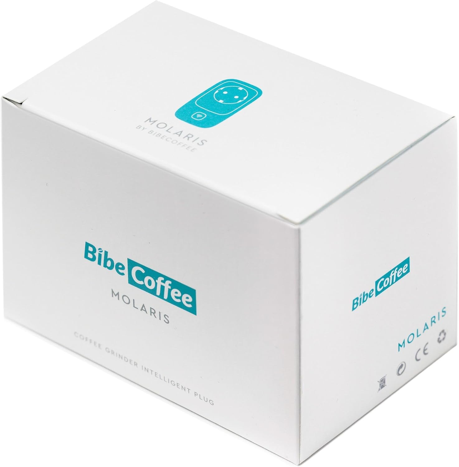 Moulin à Café avec Surveillance à Distance | Pack de 1 avec Prise WiFi Intelligente + Abonnement de Données Gratuit de 12 Mois | Suivi en Temps Réel des Dosages de Café
