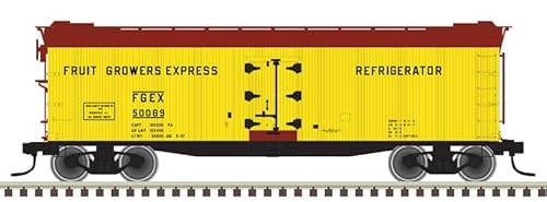 McDermott Atlas O Scale 40' Rebuilt Wood Reefer (2-Rail) Fruit Growers Express/FGE #50089