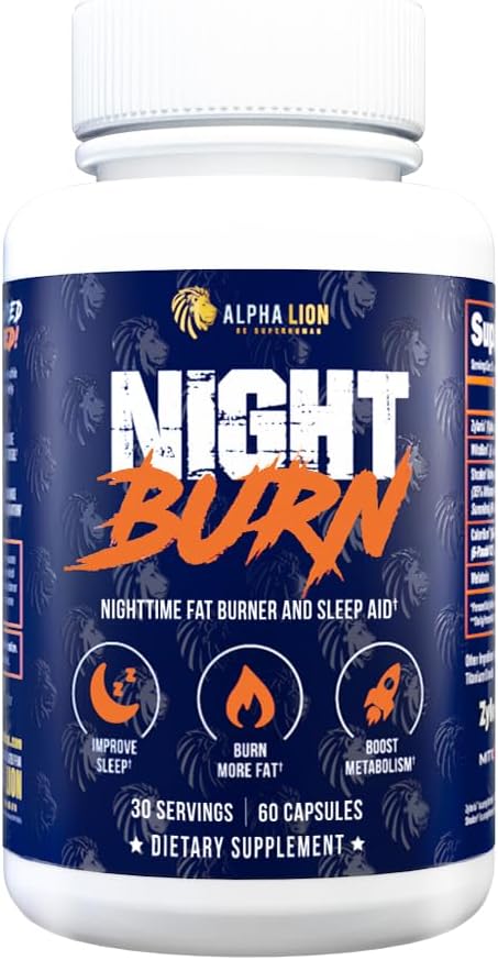 ALPHA LION Night Burn, Metabolism Booster...