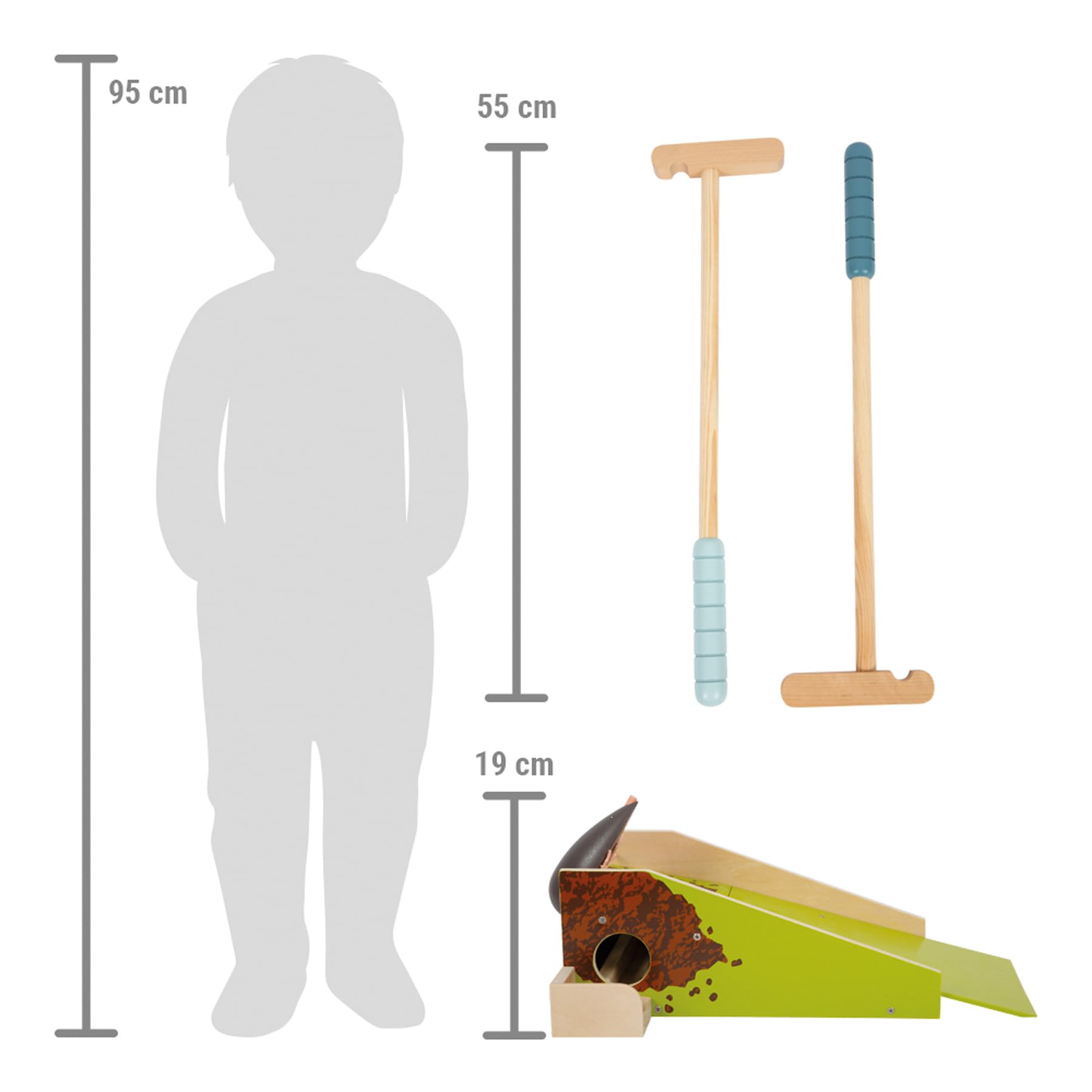 Drewniany zestaw do Minigolfa Kret Small Foot