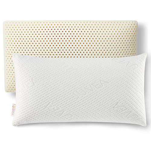 JUVEA Pillow Talalay Latex Pillow - High Loft Latex Foam Pillow with Machine