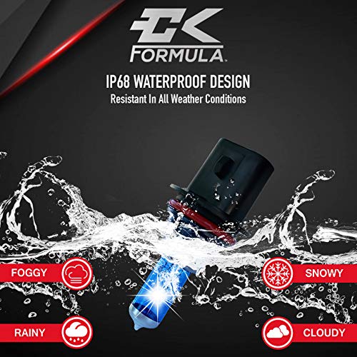 Ck Formula 9007/Hb5 Halogen High And Low Beam Headlight Bulb 5000K 12V 65W/55W Super White Auto Light Headlamps Replacement, 2 Bulbs #TOP3