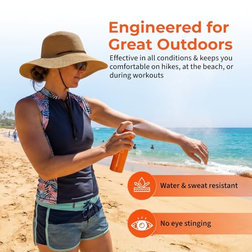 Image of TANRI Reef Safe Sunscreen Spray SPF 50+ Broad Spectrum Face & Body, 6 fl oz | UVA /UVB Sun Protection Spray | Aerosol, Oxybenzone, Octinoxate, Parabens, Silicone Free | USA Made Outdoor Activities (3 Pk)