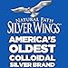 Natural Path Silver Wings Colloidal Silver 500ppm (2,500mcg) Immune Support Supplement 32 fl. oz.