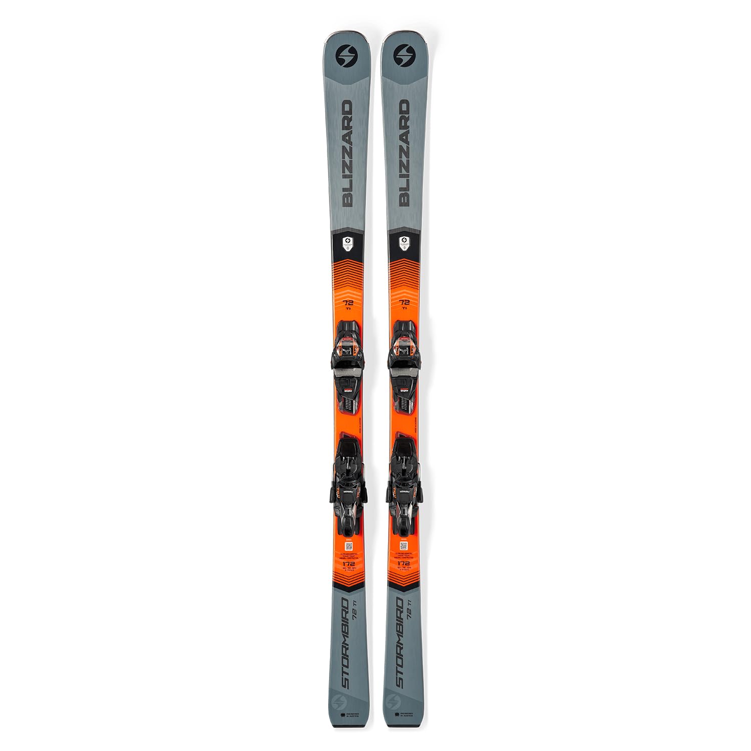 Blizzard - Pack De Skis Stormbird 72 Ti + Fixations Tp11 Light Demo Gris Homme - Homme - Taille 166 - Gris