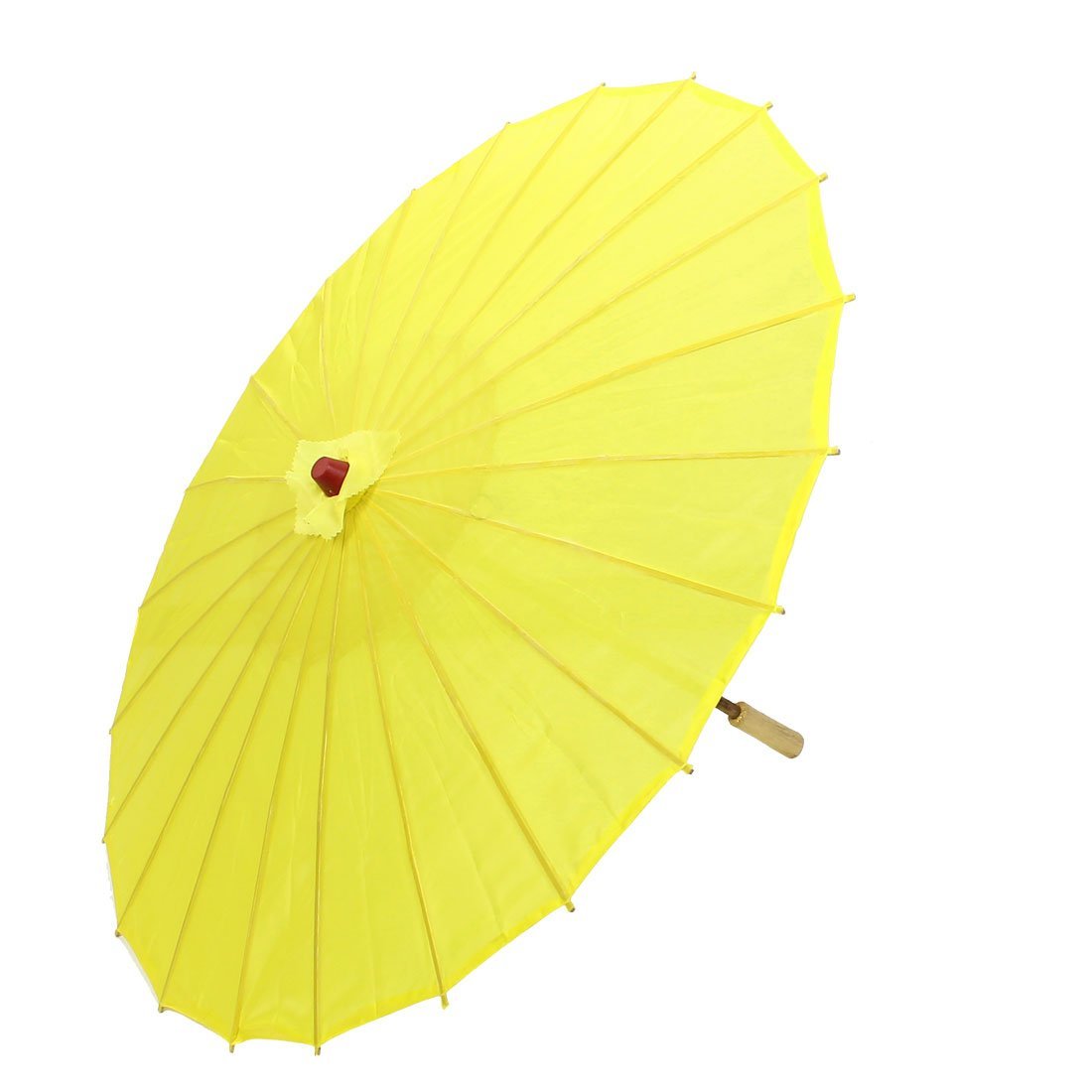 1 Pcs Japanese Asian Traditional Bamboo Dancing Umbrella Parasol 78cm - Bright Yellow Sun Shade for Outdoor Events and Cultural Decor Piece.-image-28