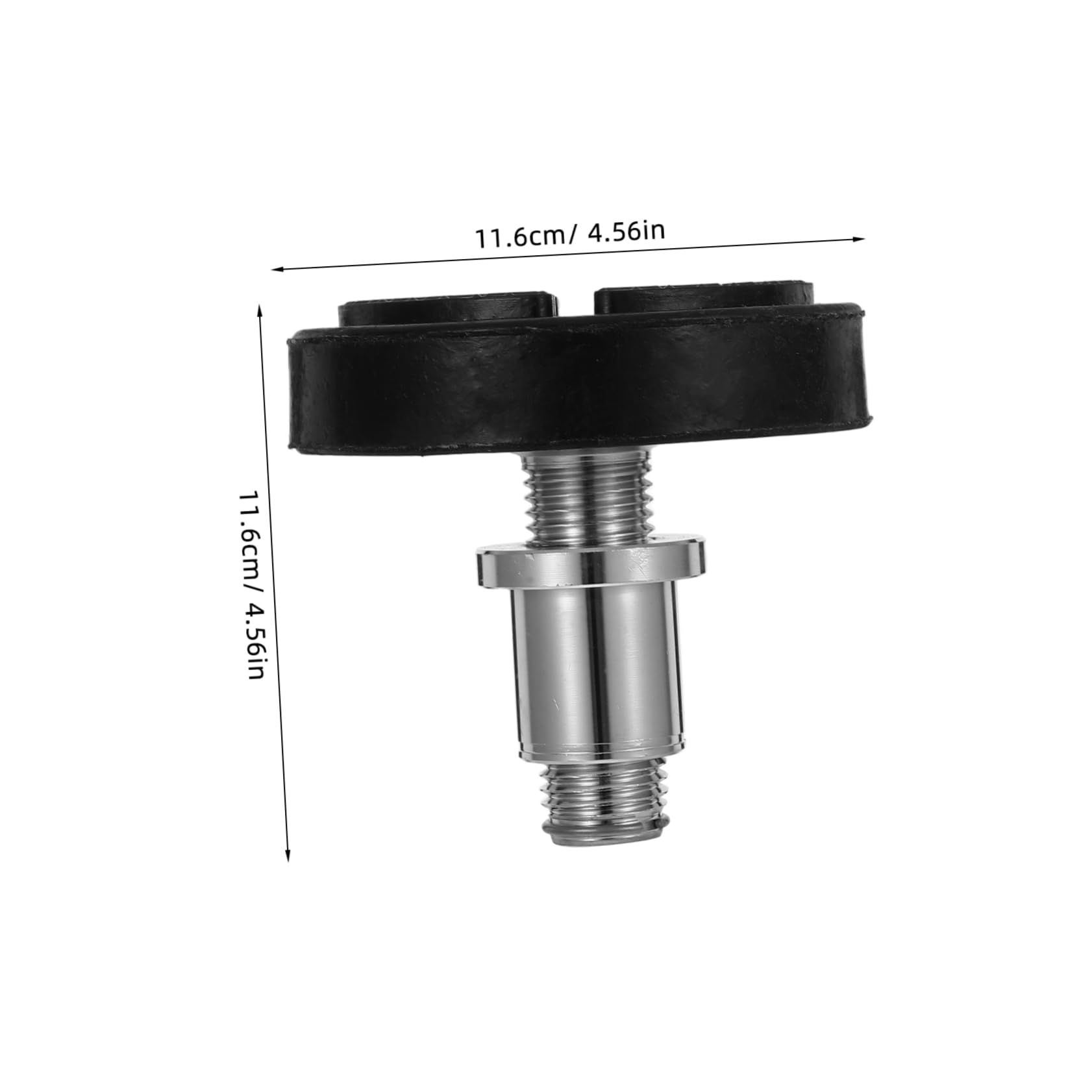 Zerodeko Universelle Runde Gummiauflage Wagenheberadapter für Fahrzeughebebühnen Rutschfest Robustes Gummi Metall Material Einfache Montage Kompatibel mit Autoliften in Garage