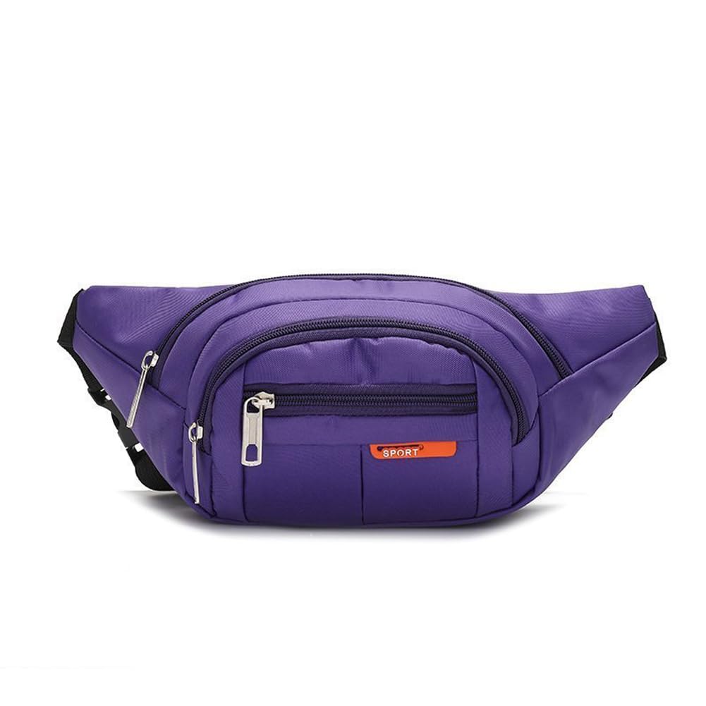 Waist Pack Multi-functional Waist Pack for Men and Women, Large Capacity Waist Pack, 4 Pockets, Waterproof, Adjustable Buckle, Running Bag, Travel, Climbing, Hiking, Work, Wallet, Smartphone, Digital