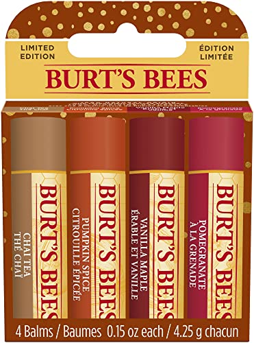 Burt's Bees Geschenkset | Lippenbalsam-Set mit Bienenwachs und Vitamin E | 100 % natürlichen...