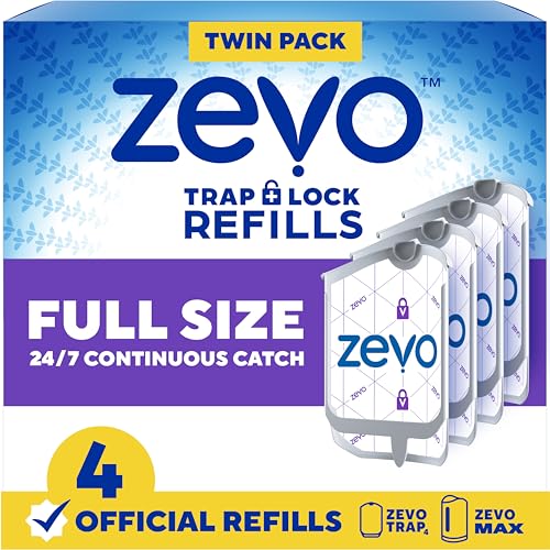 Zevo Flying Insect Trap Official Refill Cartridges - Fits Both Zevo...