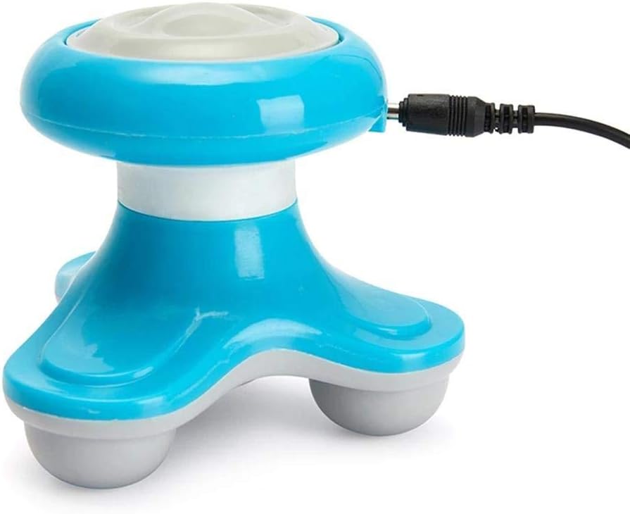 Electric Handled Wave Vibration Massager Body Massager Mini Electric Massager (English Blue) - Image 4