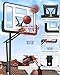Basketballkorb Outdoor Kinder Basketball Ständer: 145-305cm EIN-Knopf-Schnellverstellung, Basketballkörbe mit 110x75cm Rückwand und Zusätzlicher Gewichtssack, für Kinder Jugendliche Erwachsene