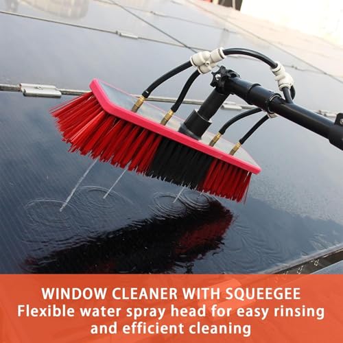 Cepillo extensible con cabezal giratorio para limpiar placas solares 5