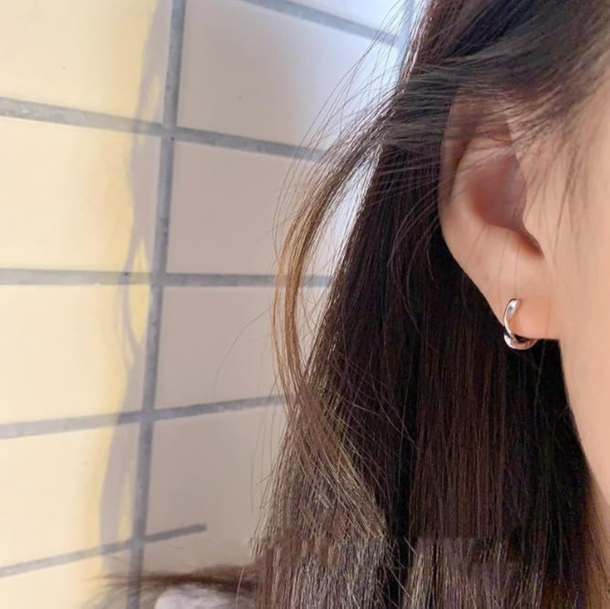 Women's Stylish Sterling Round Sweet Design Earrings