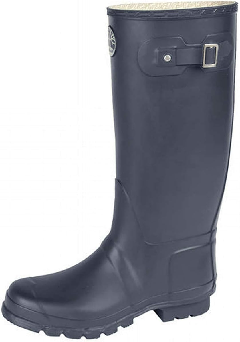 Mens Heavy Duty Rubber Wide Fit Wellies Wellington Boots BLUE SIZE 12