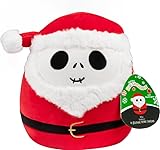 Squishmallows Nightmare Before Christmas Santa Jack Skellington 6.5 Inch Plush