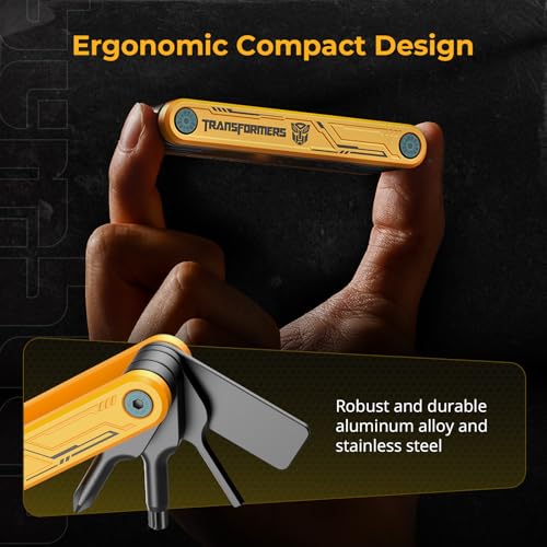 Image of SMALLRIG Foldable Camera Tool Set-5517 | Camera Tool Kit Including Allen Wrenches, Slotted Screwdriver, Cross-Head Screwdriver, Torx T25 Driver(BumbleBee Edition)
