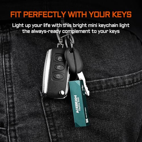 ACEBEAM Keylite 500 High Lumens Keychain Flashlight, Flat Pocket EDC Light - image 5