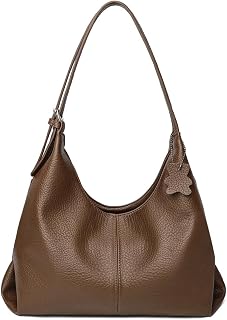 [FSD.WG] ショルダーバッグ レディース ハンドバッグ フレンチスタイル 大容量 脇の下バッグ 軽量 合成皮革 シンプル カジュアル 2WAY（手持ち/肩掛け） 柔らかい 人気 通勤 大人おしゃれ プレゼント 多機能 2色 ブラック/コーヒー