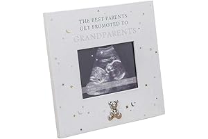 The Best Grandparents Picture Frame with Gold and Silver Stars from Happy Homewares