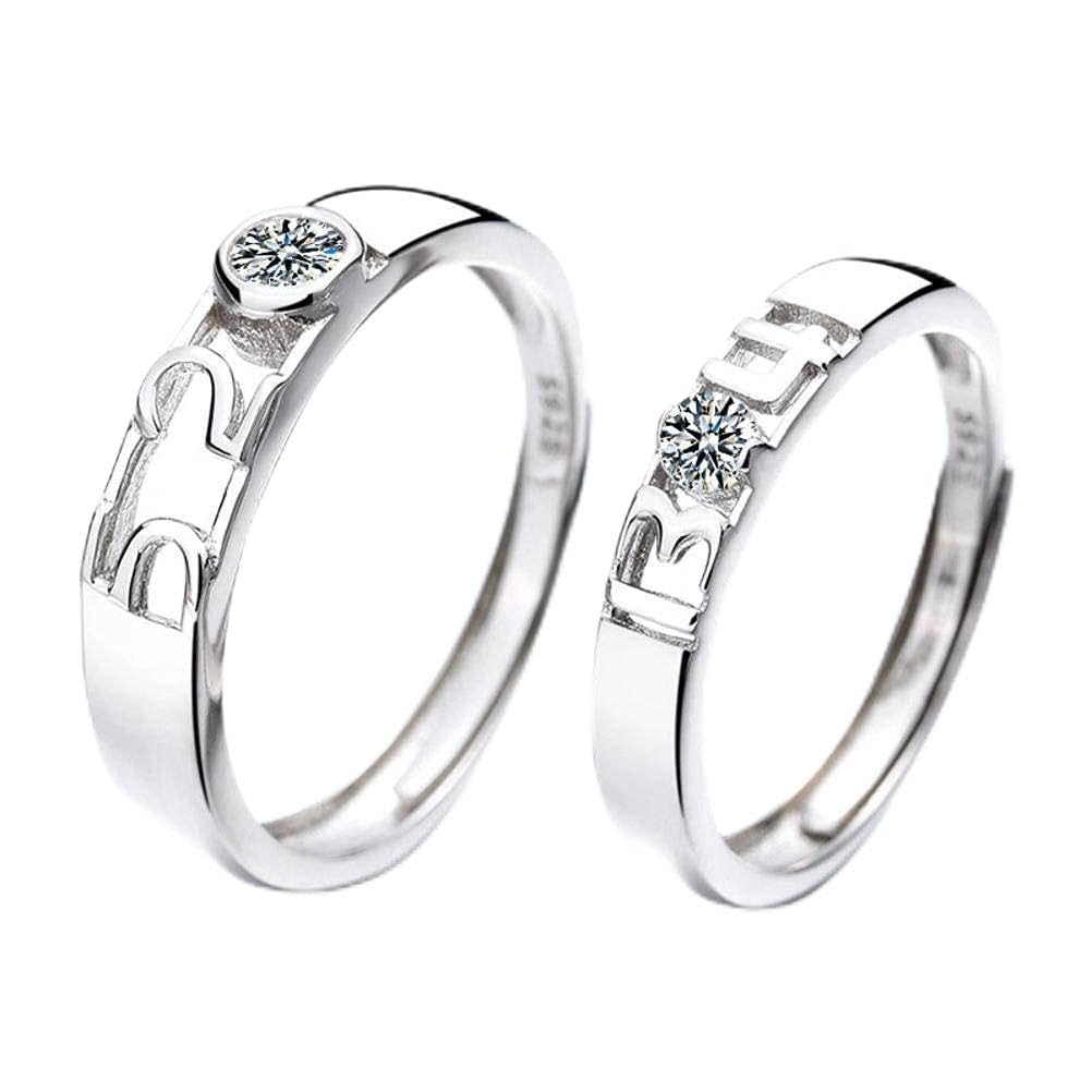 Bague ouverte en métal sterling S925 la solution pour une taille ajustable - 6
