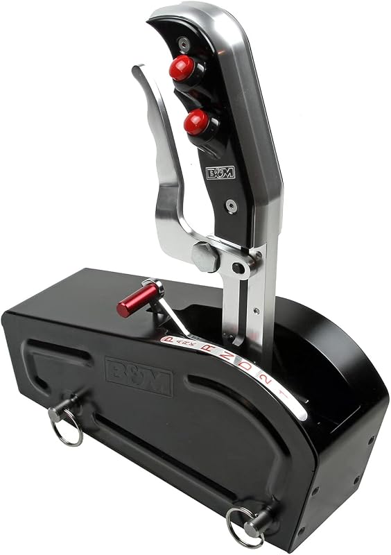Alavanca de câmbio automático sequencial B&M 81104 Magnum Grip Stealth Pro Stick – Duplo botão, acabamento bicolor