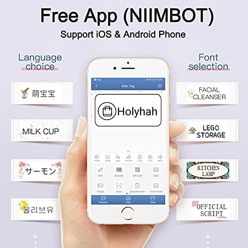 Mini ラベルプリンター 携帯電話無料アプリの複数のテンプレートについてはD11ポータブルサーマルラベルプリンタミニポケットラベル 【インクジェット】