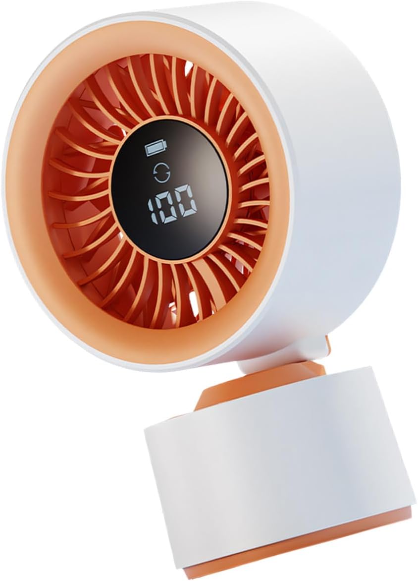 Playful Desktop Fan with 3600mAh Battery and Effective Cooling for Home Study