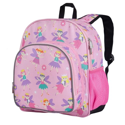 Image of Wildkin 12 Inch Toddler Backpack for Kids, Fairy Princess | Ages 3-7, lightweight toddler backpack for daycare, preschool, and travel
