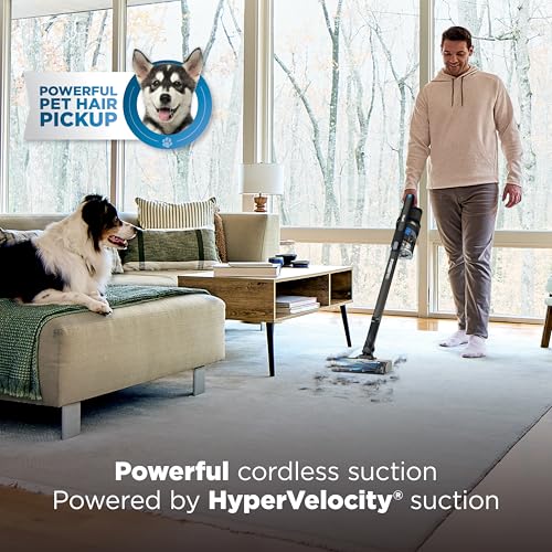 Image of Shark PowerPro Reveal Plus Cordless Vacuum, FloorDetect & Dirt-Reveal Technology, HEPA Filter, Carpet & Hard Floor, Rechargeable, Charcoal, IZ376H