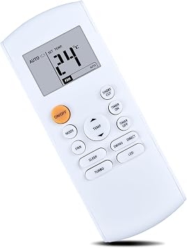 ZWP RG57B/BGE Replacement Remote Control for Midea MRCOOL FRIMEC Klimaire AC Air Conditioner RG57H/BGE RG57B1/BGE RG57A6/BGEF RG57B2/BGE RG57/BGE R57B1/BGERG52A2/BGEFU1 RG57A/BGE RG57B/BGEFU1