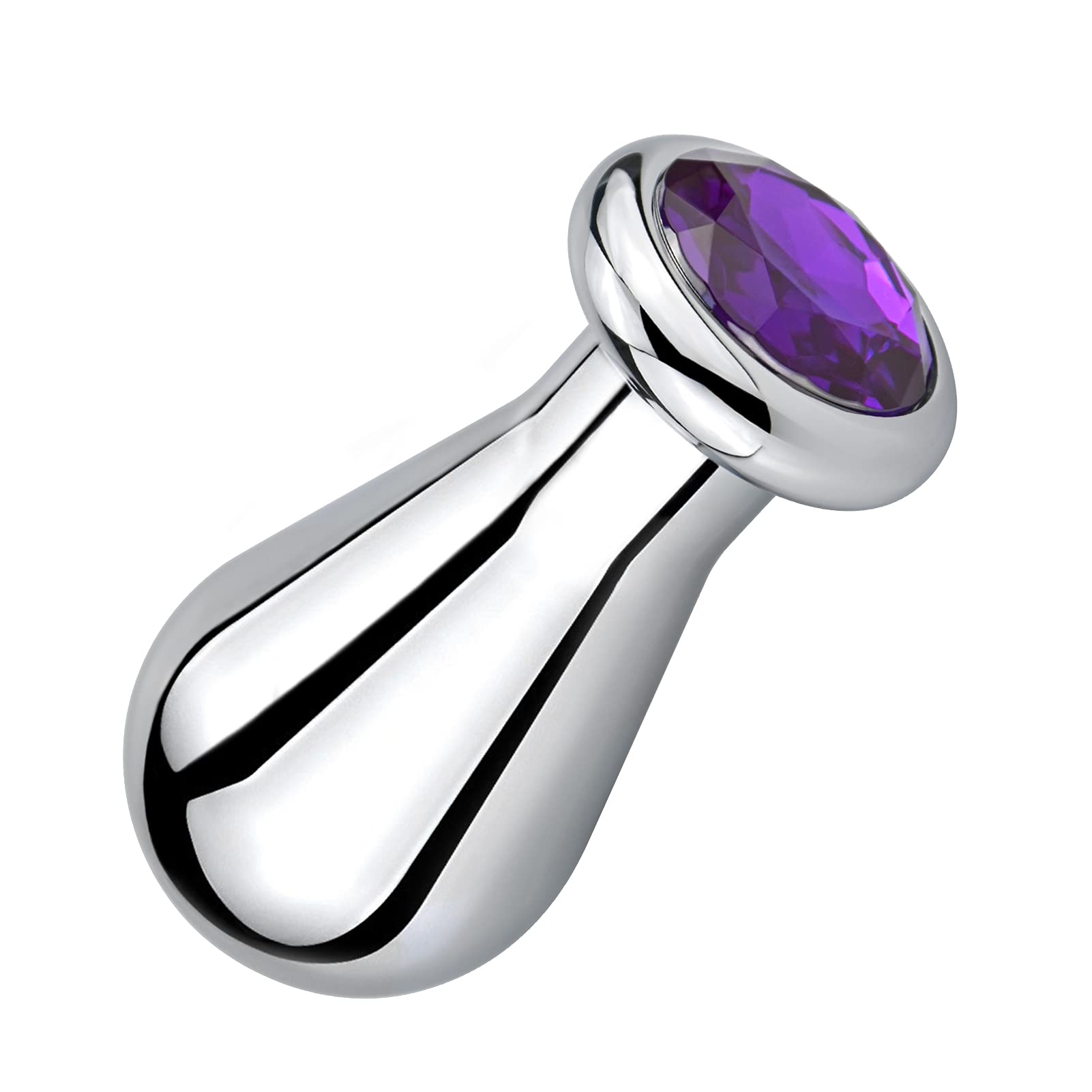 Big Anal Plug Bulb Shape Jewelry Butt Plug Trainer Set Anal assager Sex Toy for Men Women (M)