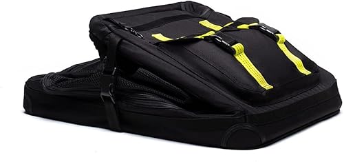 Miniatura 8 de Stow &amp; Go Pet Jaula  Para el hogar y los viajes  Adecuado para mascotas de hasta 30 libras (pequeño, negro amarillo)