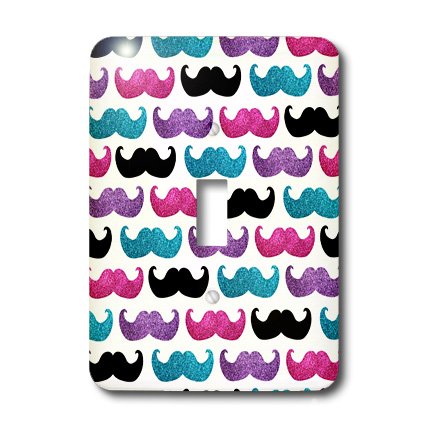 Interrupteur à bascule décoratif moustache trendy chambre ado