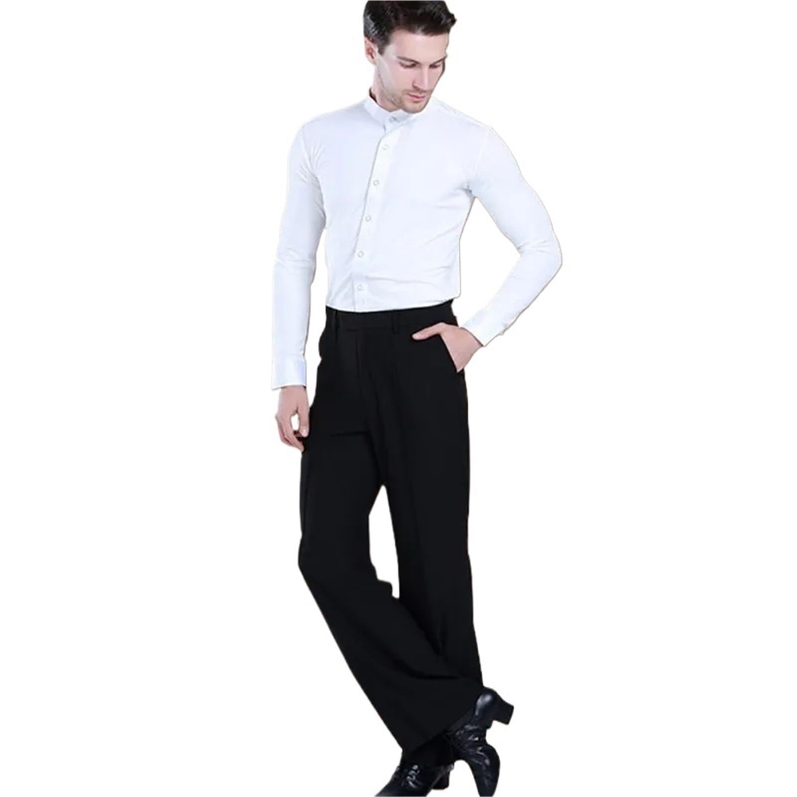 Pantaloni per Balli Latini Pantaloni da Ballo Latino Uomo, Pantaloni Uomo/Ragazzo, Allenamento/esibizione for la Danza, Moderni, Sala