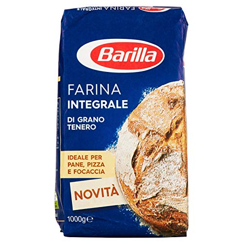Barilla Farina Integrale di Grano Tenero, Pacco da 1kg