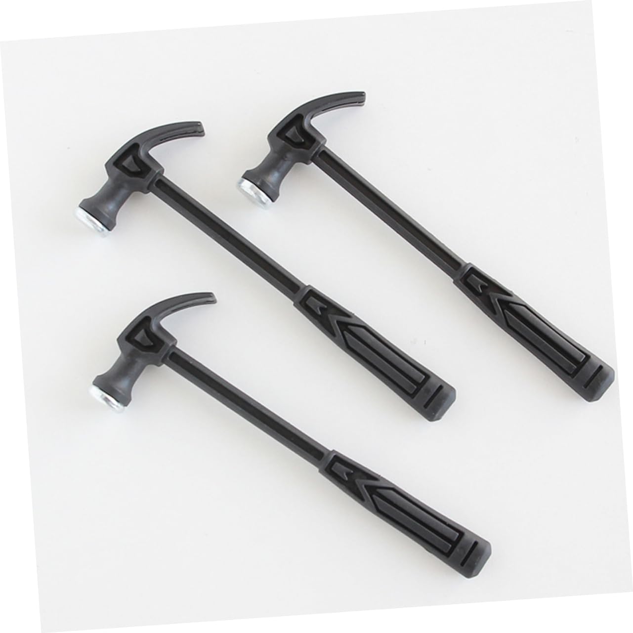 ARTIBETTER Mini Hammer 2 Pcs Plastic Handle Claw Hammer Home Repair Tool for Woodworking and Metalworking